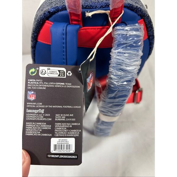NFL Buffalo Bills‎ Loungefly backpack red blue new main image 7